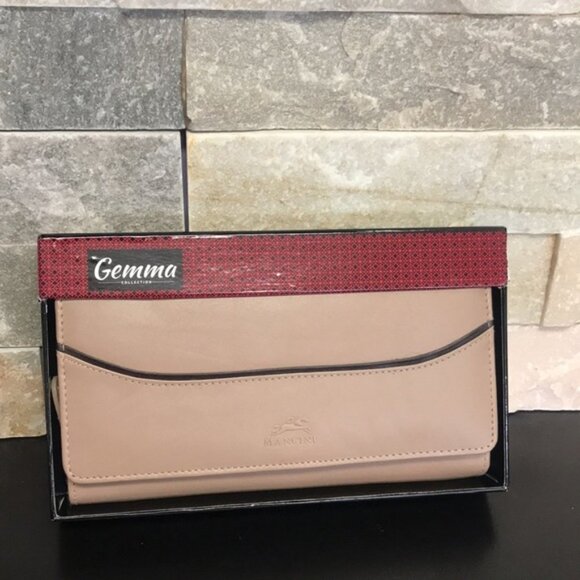 Mancini Luggage RFID Secure Ladies' Clutch Wallet - Picture 2 of 6